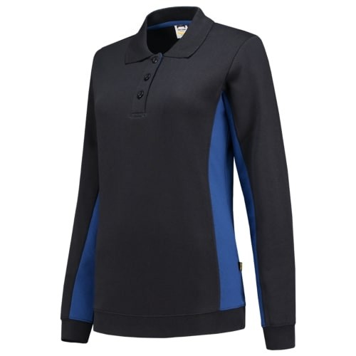 Tricorp 302002 Sweatshirt polo collar bicolor ladies 280 g/m²