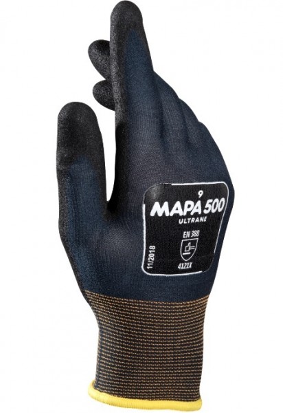 Mapa Ultrane 500 knitted gloves with nitrile coating