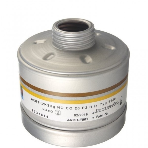 Dräger X-plore Rd40 combination filter 1140 A2B2E2K2 Hg NO CO 20 P3 R D 6738814