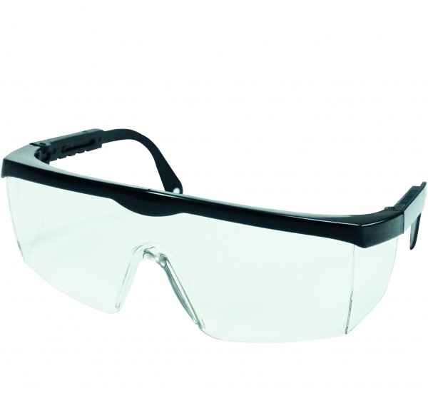 Side glasses model 659/2 colourless PC 2 mm scratch-resistant antifog