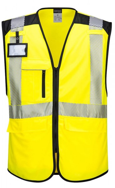 Portwest PW309 PW3 high-visibility executive vest yellow/black