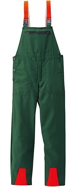 Scheibler Elutex cut protection dungarees Basic green-orange
