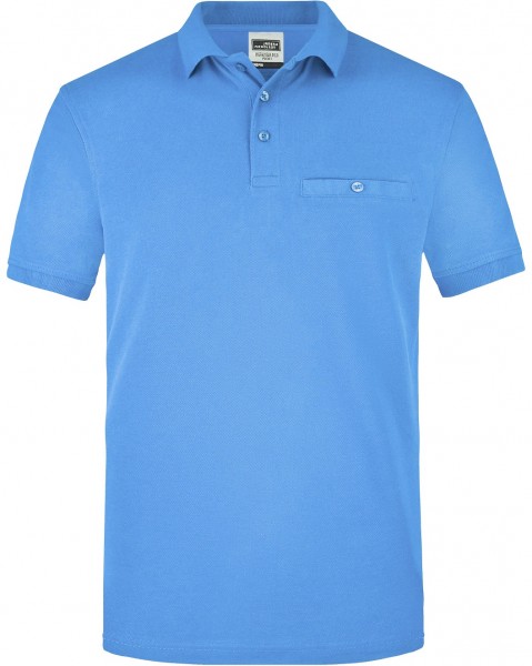 James & Nicholson JN846 Men's Work Polo with Pocket in 17 Colors