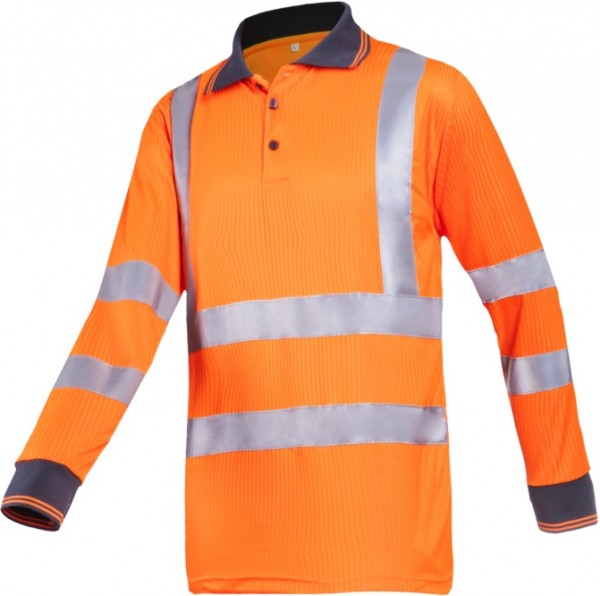 Sioen Olgiata 3883A2MV1 Warning polo shirt long sleeve