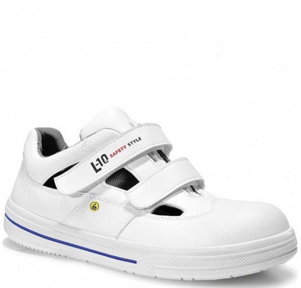 Elten Pure Easy 72322 Sandals ESD S1 with Velcro White