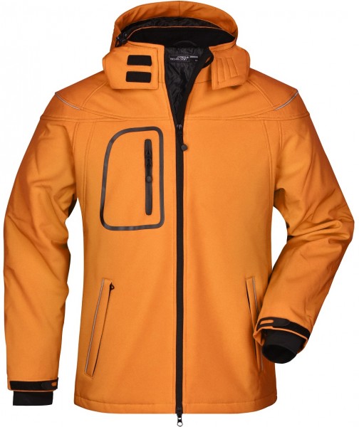 James & Nicholson Men's Winter Softshell Jacket JN1000