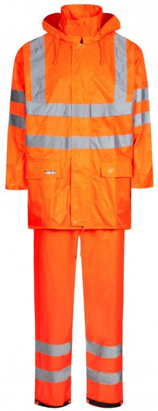 Lyngsøe LR40552 high visibility rain set with jacket and pants