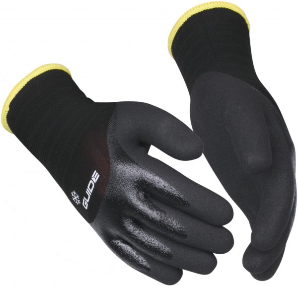 Guide 662 Cold protective gloves with nitrile foam coating