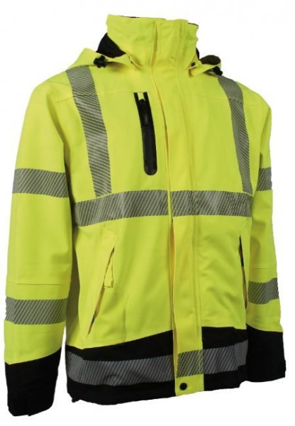 Lyngsøe 4WS-5057 warning rain jacket breathable