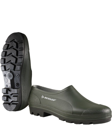 Dunlop Bicolour PVC clog B350611 green without protective function