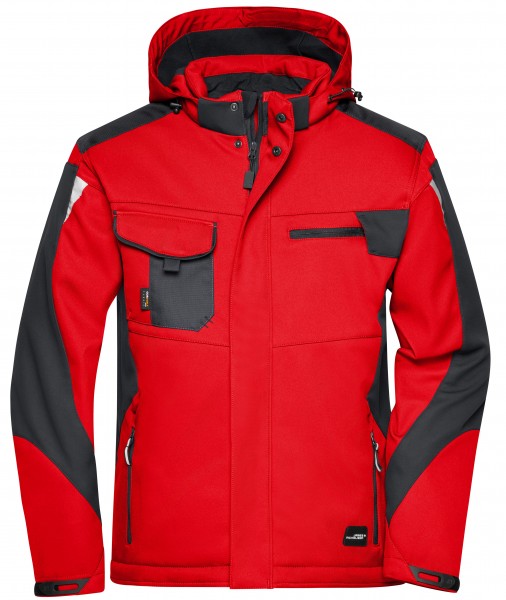 James & Nicholson JN824 Workwear Winter Softshell Jacket in 9 Colours