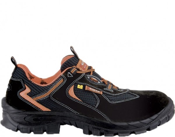 COFRA low shoes MEGREZ S1 P ESD SRC black-orange