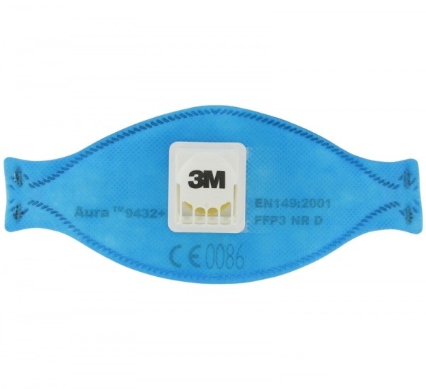3M Fine dust maske Aura 9432+ FFP3 with exhalation valve