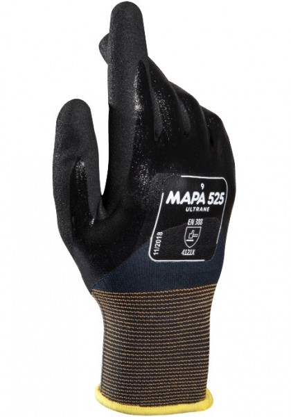Mapa Ultrane 525 Knitted Gloves with Nitrile Coating