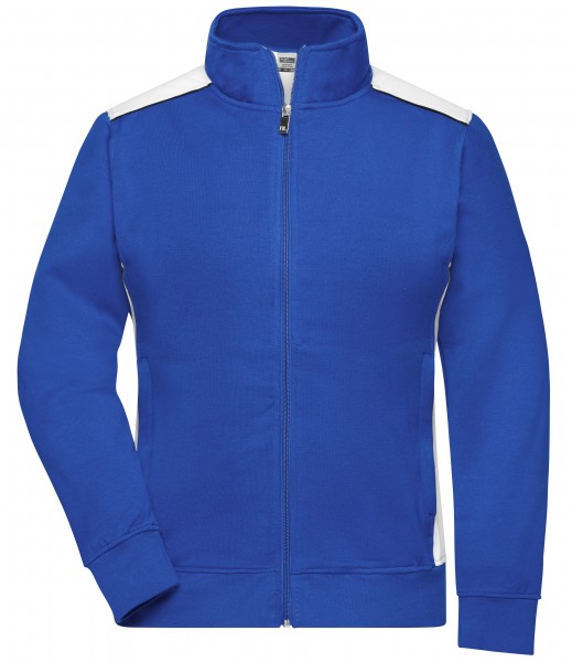 James & Nicholson JN869 Ladies Workwear Sweat Jacket in 8 Colours