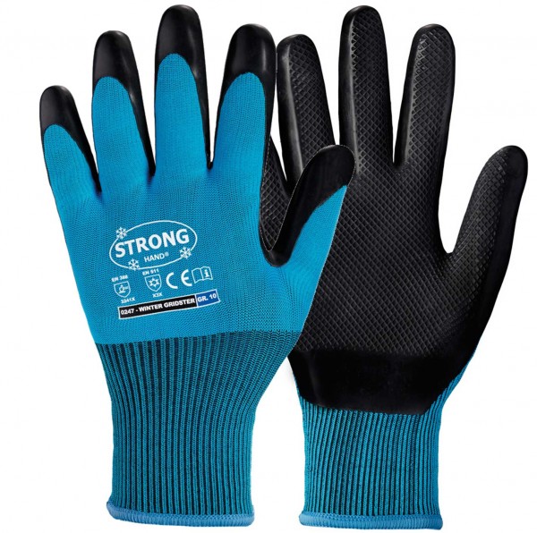 Stronghand 0247 GRIDSTER latex cold protection gloves up to -30 °C