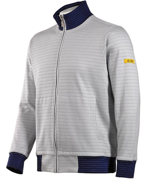 HB CONDUCTEX Cotton Knit ESD sweat jacket long sleeve 08014 86012 000
