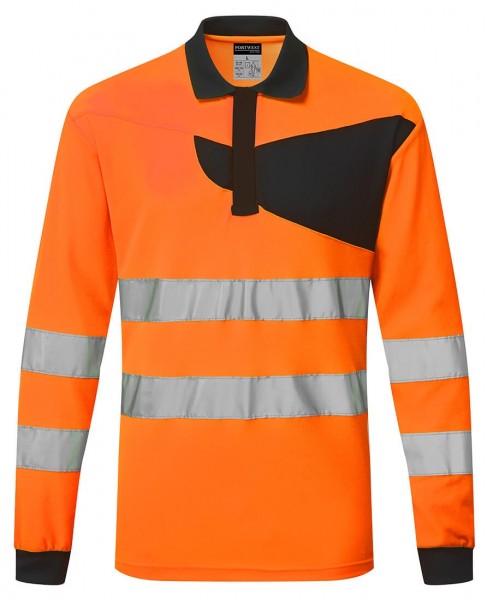 Portwest PW220 - PW2 High visibility polo shirt long sleeve