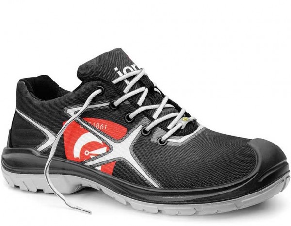 Jori Soft Low 12751 low shoes ESD S3 black-red