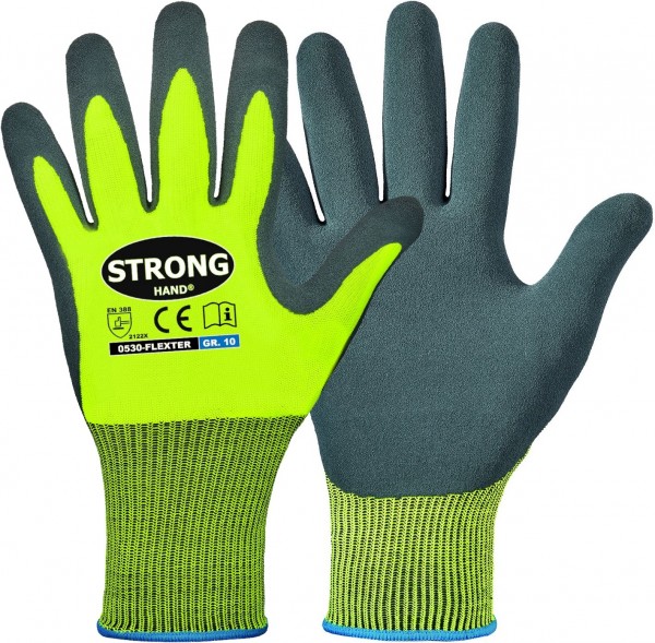 Stronghand 0530 Flexter latex protective gloves