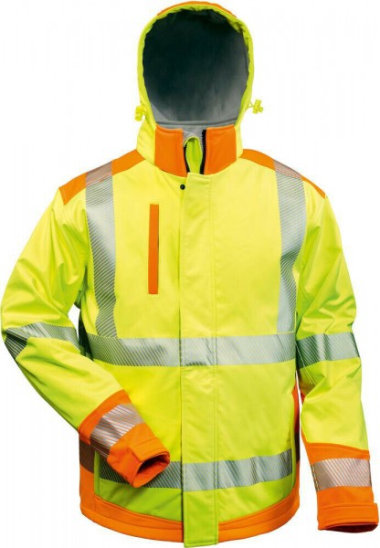 elysee 23446 RICKMER Winter Softshell Jacket bright yellow-light orange