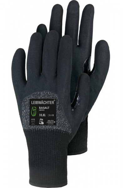 Bodyguard LW552 Basalt Boost Nitrile Protective Gloves 3/4 Coated