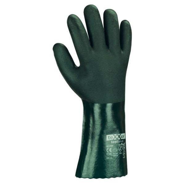 texxor topline 2151 Chemical gloves PVC green 35 cm
