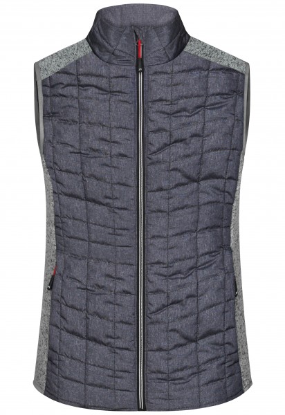 James & Nicholson JN739 Ladies Knitted Hybrid Vest in 6 Colors