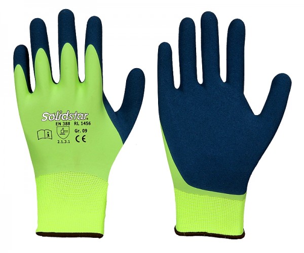 Solidstar Complete 1456 nylon fine-knit gloves with latex full coating