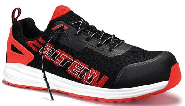 Elten Batis 720811 safety low ESD S1P shoes black-red