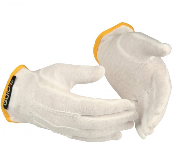 Guide 548 Cotton jersey gloves with piping seams