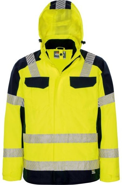 Vizwell VW433 high visibility rain jacket