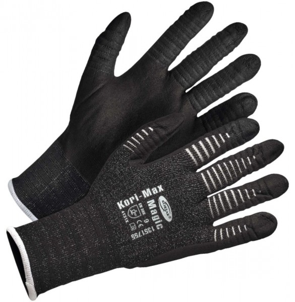 Korsar Kori-Max Magic nitrile foam protective gloves touchscreen capable