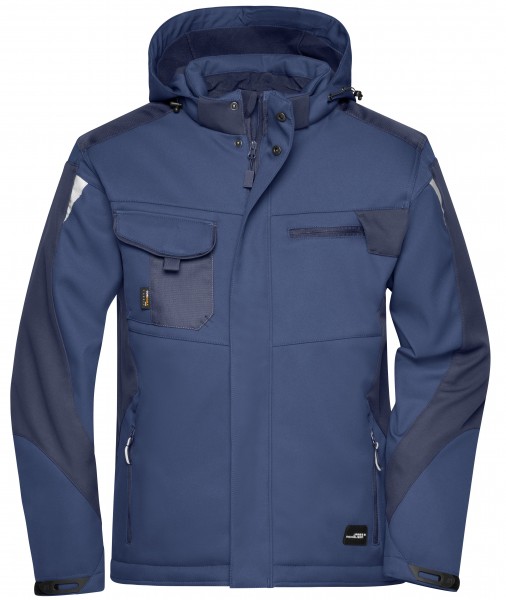 James & Nicholson JN824 Workwear Winter Softshell Jacket in 9 Colours