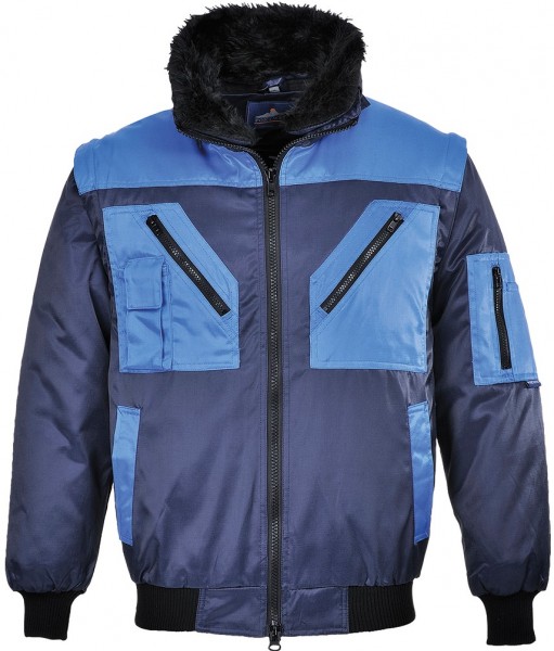 Portwest PJ20 two-tone pilot jacket 4 in 1