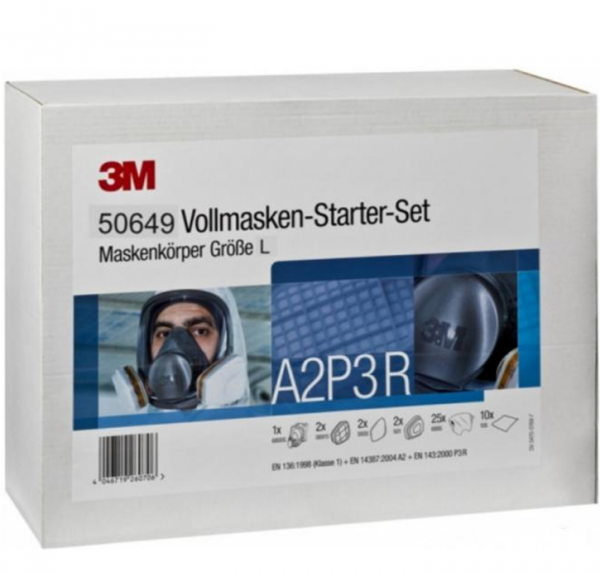 3M Series 6000 Full Face Masks Starter Set Size L 50649