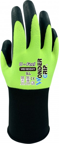 Wonder Grip WG-1855HY U-Feel nitrile protective gloves food grade