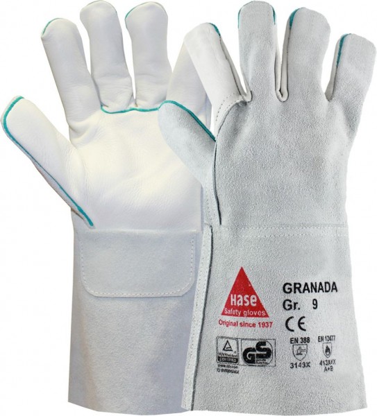 Hase 100335 GRANADA Welding gloves made of cowhide leather