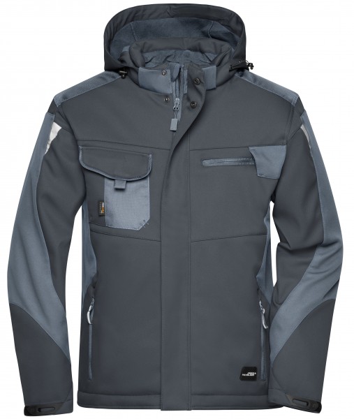 James & Nicholson JN824 Workwear Winter Softshell Jacket in 9 Colours