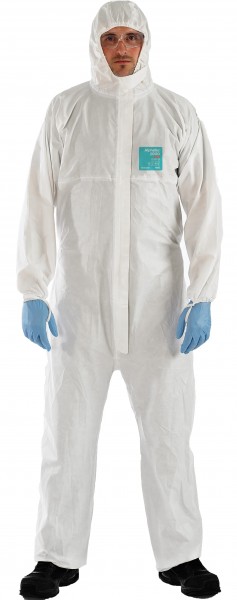 Microgard / AlphaTec 2000 TS-Plus overall with hood model 111 white