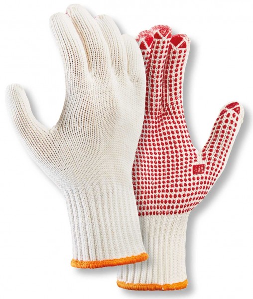 texxor 1945 Coarse knitted gloves cotton/nylon
