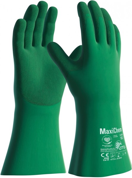 ATG 76-830 MaxiChem NBR chemical protective gloves