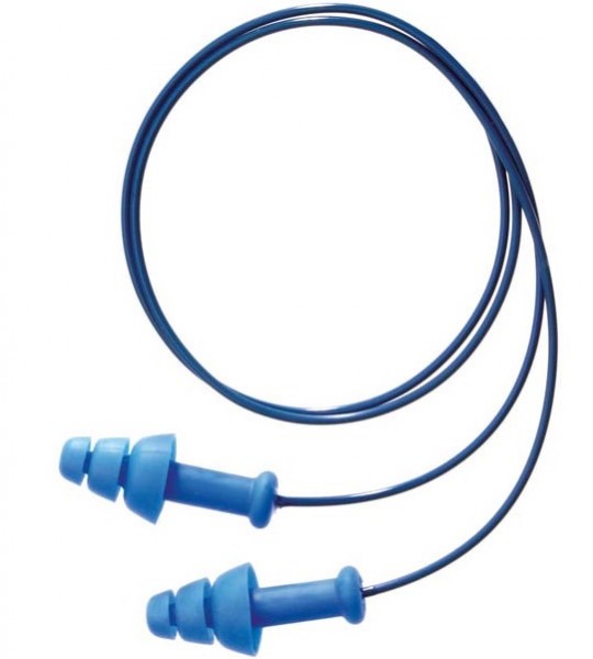Howard Leight SmartFit detectable hearing protection plugs with band