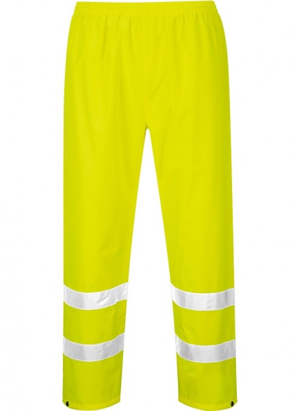 Portwest H441 Rain warning waistband trousers bright yellow