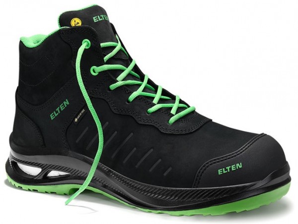 Elten Steward 768661 safety boots XXG Pro GTX Mid ESD S3 HI CI black-green