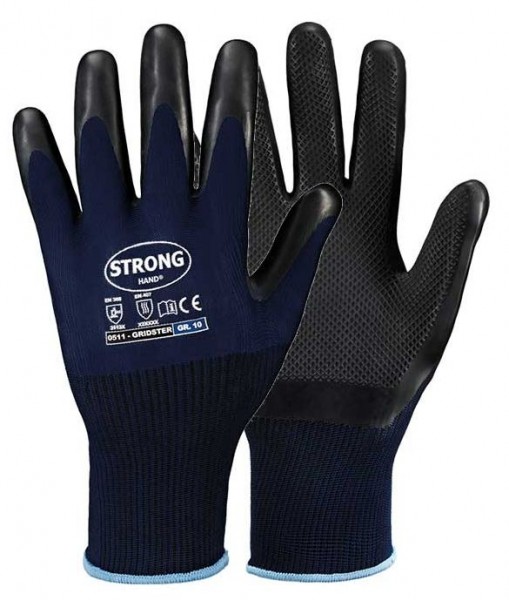 Stronghand 0511 GRIDSTER latex heat protection gloves partially coated