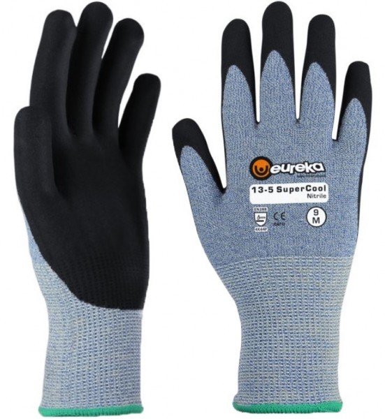 eureka 13-5SNI SuperCool Nitrile Cut Protection Gloves Level F