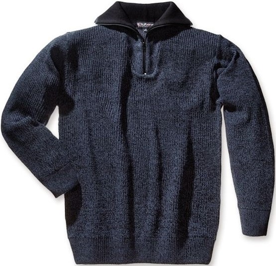 Scheibler Elutex Troyer Pullover Föhr black-blue
