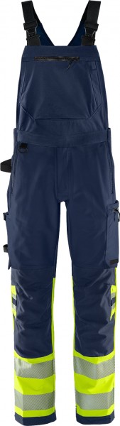 Fristads 134244 High Vis Green Stretch dungarees class 1 1032 GSTP