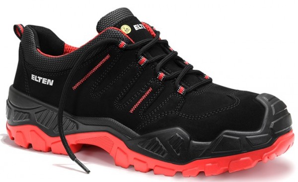 Elten Quentin 723801 Low ESD S3S safety shoes black-red